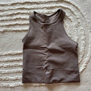 NEW WITH TAGS!! Abercrombie YPB Taupe Athletic Tank